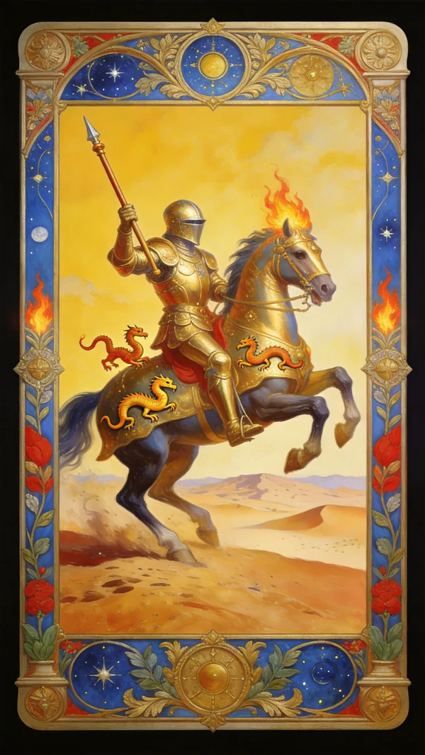 Knight Of Wands Tarot Card Meaning Upright Reversed TarotCardHub Knight Of Wands Tarot Card Meaning Upright Reversed TarotCardHub